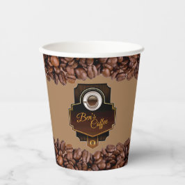 Koffie Aangepaste papierbekertjes voor bedrijfsnaa Papieren Bekers
