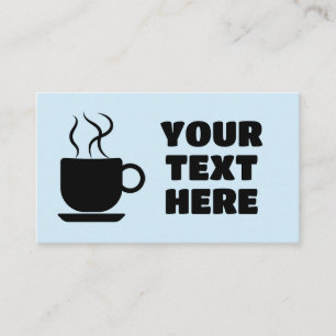 KOFFIE AANGEPASTE VISITEKAARTJES