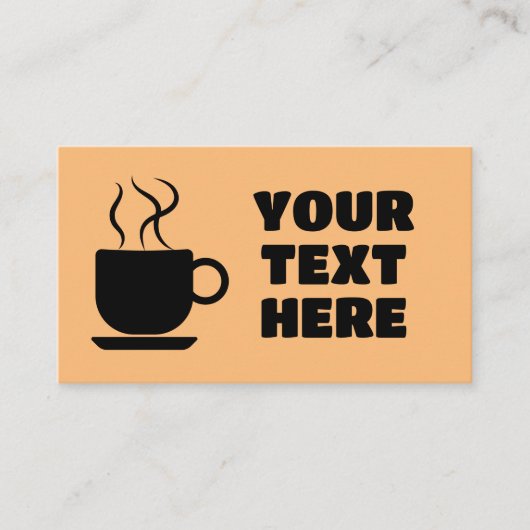 KOFFIE AANGEPASTE VISITEKAARTJES (Voorkant)