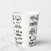 Koffie Aangepaste zakelijke Logo winkelen Papieren Bekers (Rechts)