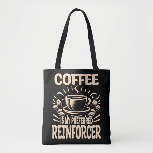Koffie ABA Therapeut Autisme Gedragsanalist Tote Bag (Voorkant)