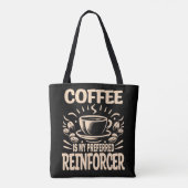 Koffie ABA Therapeut Autisme Gedragsanalist Tote Bag (Achterkant)