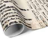 Koffie Abstract koffiepatroon op bruine achtergron Cadeaupapier (Rol Hoek)