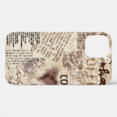 Koffie Abstract koffiepatroon op bruine achtergron Case-Mate iPhone Case (Achterkant (horizontaal))