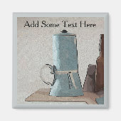 Koffie Abstract stille-levensmagneet Magneet (Voorkant)