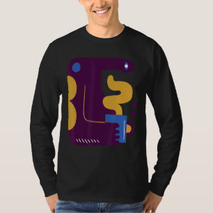 Koffie Abstract Surrealistische Cymbols 1 T-shirt