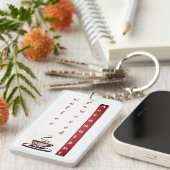 "Koffie-accountant" Sleutelhanger (Voorkant Rechts)