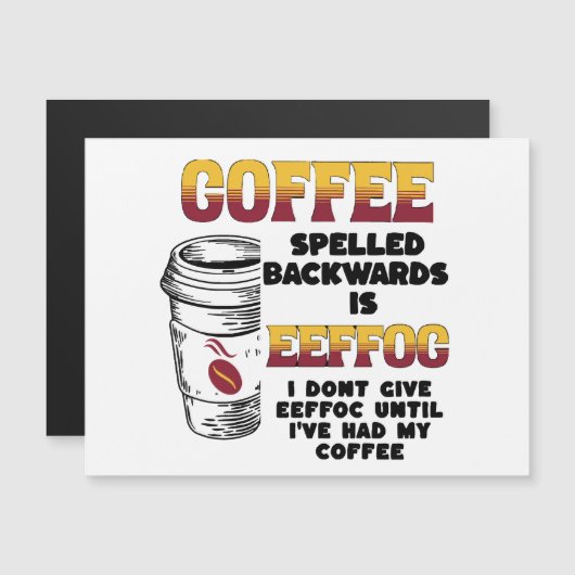 Koffie Achterkant (Voorkant / Achterkant)