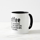 Koffie Achterkant Mok (Voorkant rechts)