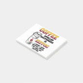Koffie Achterkant Post-it® Notes (Schuin)