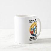 Koffie achterstevoren gespeld is EEFFOC – Grappige Koffiemok (Voorkant rechts)