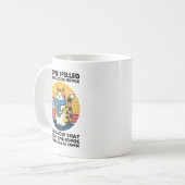 Koffie achterstevoren gespeld is EEFFOC – Grappige Koffiemok (Voorkant links)