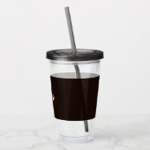 koffie acryl drinkbeker (Links)