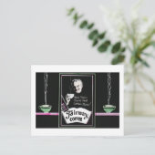  koffie-advertentie - 80 bekertjes per pond briefkaart (Staand voorkant)