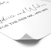 Koffie: advies en wensen voor Passen getrouwd Poster (Hoek)