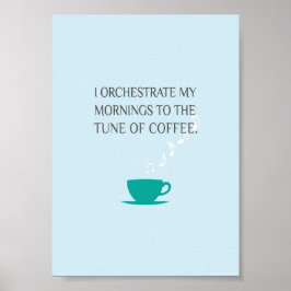 Koffie Afdrukken 5 in x 7 in Poster