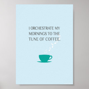 Koffie Afdrukken 5 in x 7 in Poster