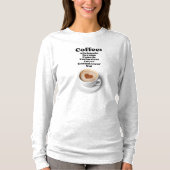 Koffie: Aficionado toegewijde fanatieke liefhebber T-shirt (Voorkant)