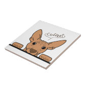 Koffie? AHT Decoratieve Tegel Tegeltje (Zijkant)