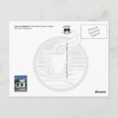 Koffie. . . Alaskan Style! Briefkaart (Achterkant)