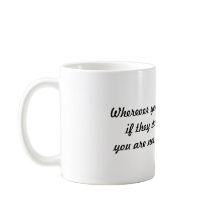 Koffie alleen in de Mok Goede plek