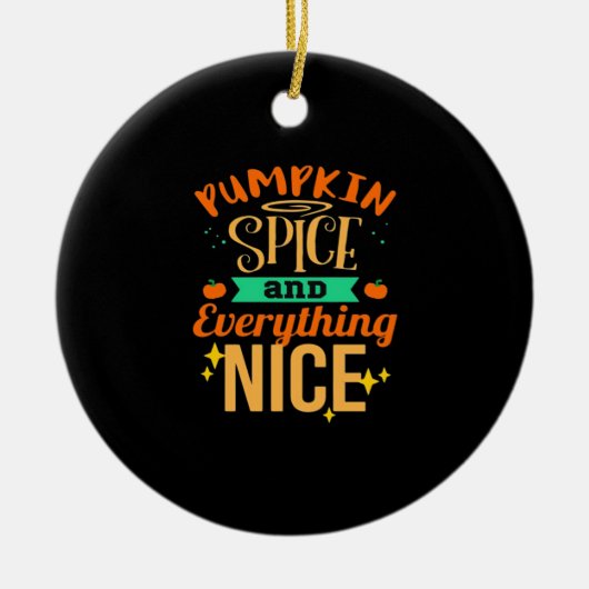 Koffie - Alles mooi ingericht Keramisch Ornament (Voorkant)