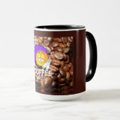 "Koffie alsjeblieft!" Funny Emoji Mok (Voorkant rechts)