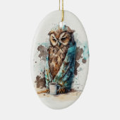 Koffie alsjeblieft keramisch ornament (Rechts)