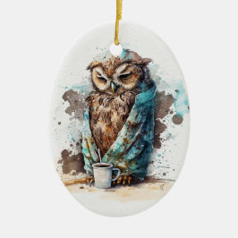 Koffie alsjeblieft keramisch ornament