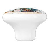 Koffie alsjeblieft keramische knop (Zijkant)