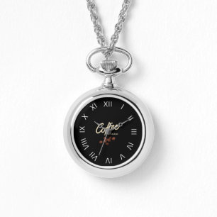 Koffie alsjeblieft Koffieliefhebber Horloge