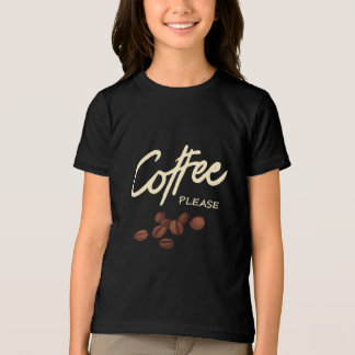 Koffie alsjeblieft Koffieliefhebber Tri-Blend Shirt