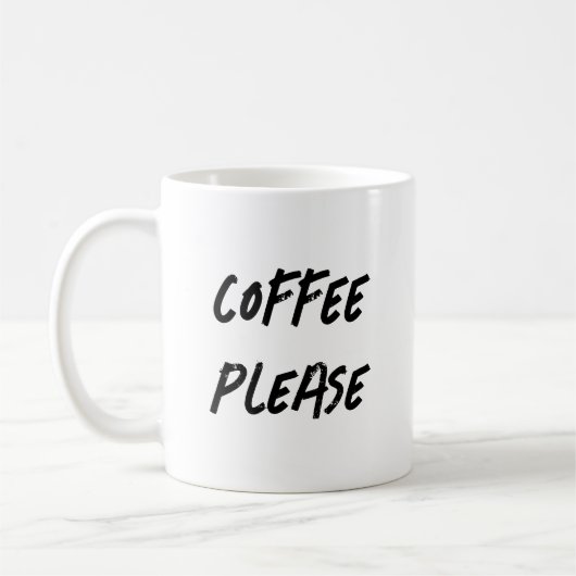 Koffie Alsjeblieft Mok (Links)