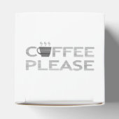 Koffie alsjeblieft - mok - grijs en zwart. bedankdoosjes (Bovenkant)
