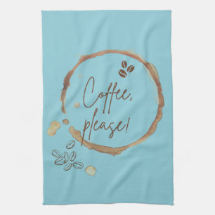 Koffie alsjeblieft theedoek