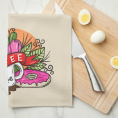 Koffie alsjeblieft theedoek (Quarter Fold)