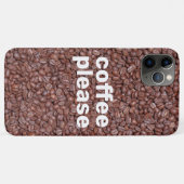 Koffie alstublieft Case-Mate iPhone case (Achterkant (horizontaal))