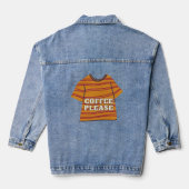 koffie alstublieft denim jacket (Achterkant)