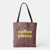Koffie alstublieft tote bag (Achterkant)