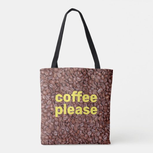 Koffie alstublieft tote bag (Achterkant)
