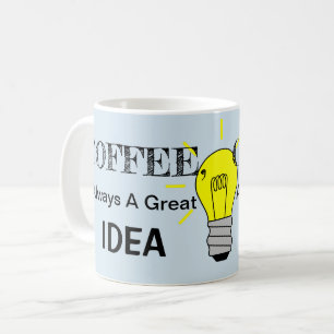 Koffie, altijd een geweldig idee koffiemok