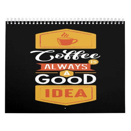 koffie altijd een goed idee kalender (Hoes)