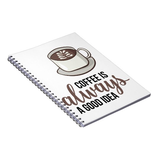 Koffie altijd goed idee notitieboek (Rechterzijde)