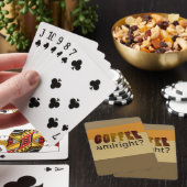 Koffie Amiright? Pokerkaarten (Insitu)