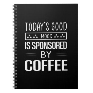 Koffie Art de Good Mood van vandaag Notitieboek