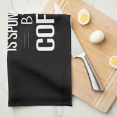 Koffie Art de Good Mood van vandaag Theedoek (Quarter Fold)