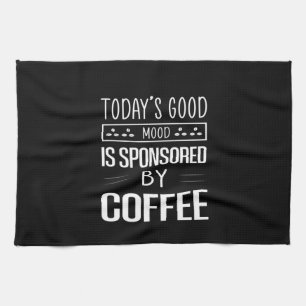 Koffie Art de Good Mood van vandaag Theedoek