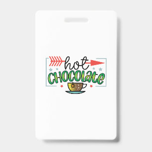 Koffie Art Hete Chocolade Badge