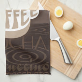Koffie Art Keuken Handdoek (Quarter Fold)