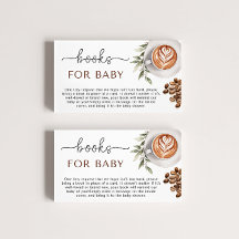 Koffie Baby shower - Boeken voor Baby